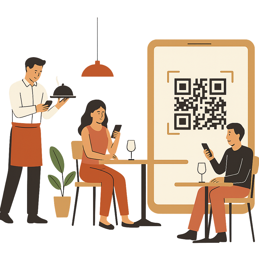 QR Centraal Team Illustration